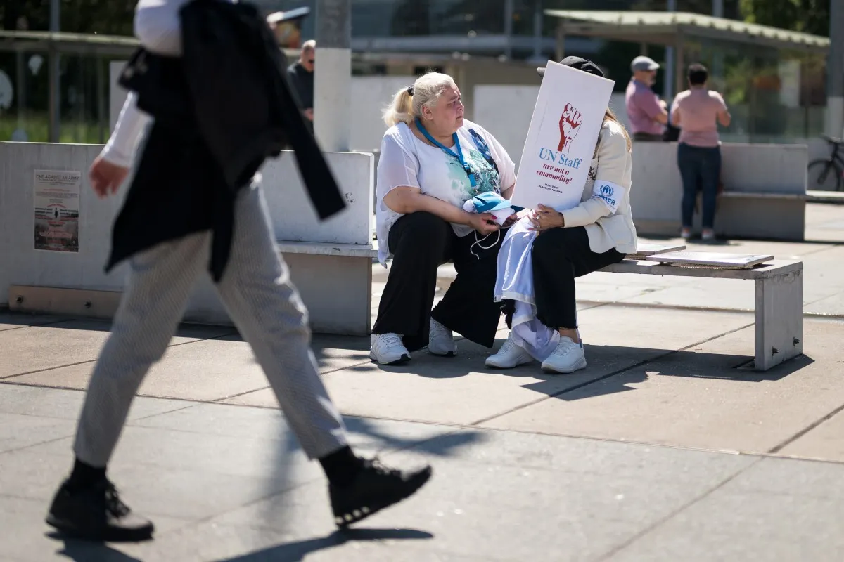 ‘Not a commodity’: UN staff in Geneva rally over deep cuts    