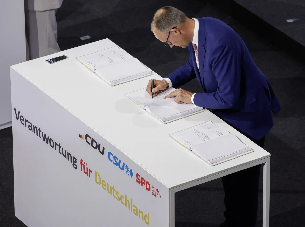 Coalition deal signed as Germany’s next government prepares to launch