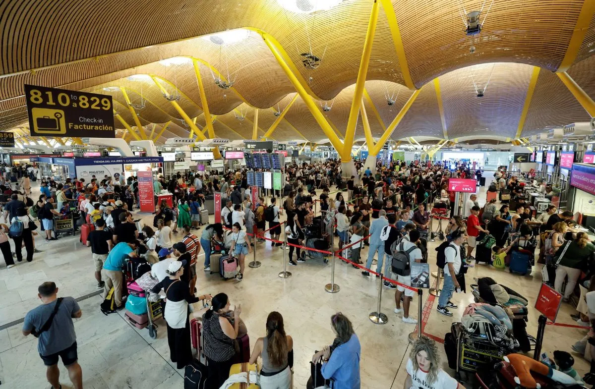 Travel chaos at Spain's main airport causes political blame game