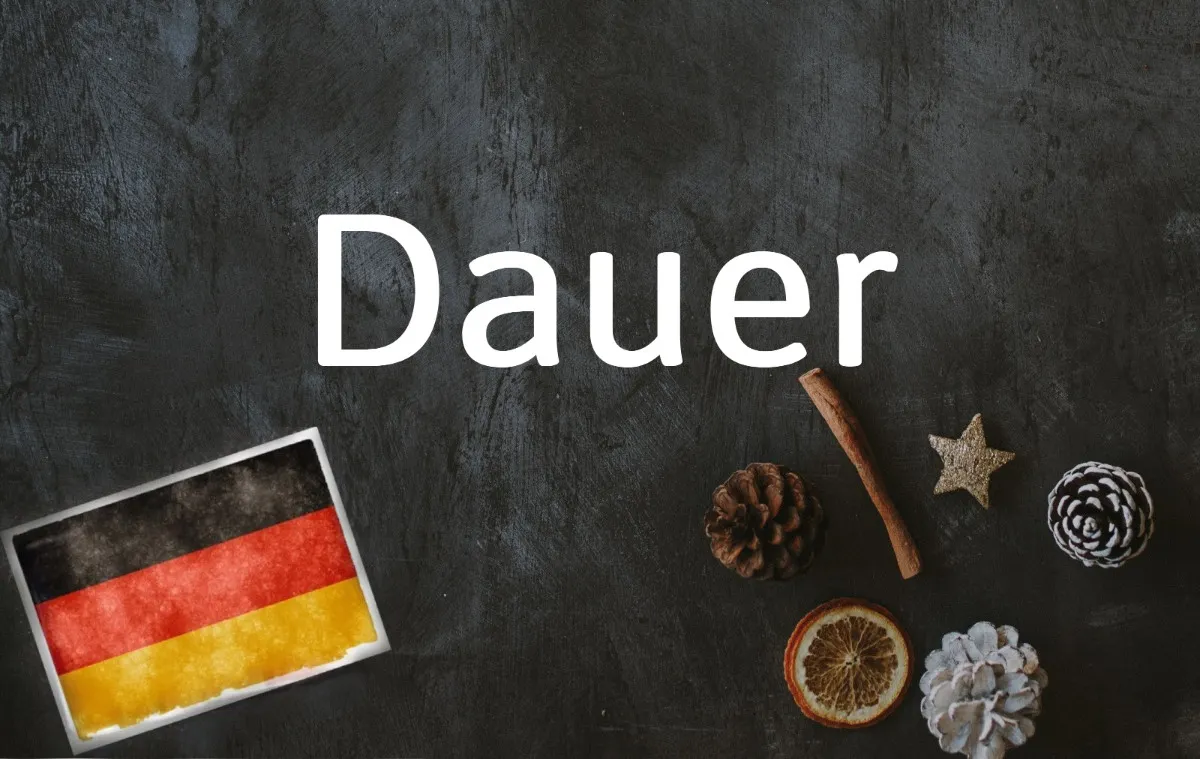 German word of the day: Dauer