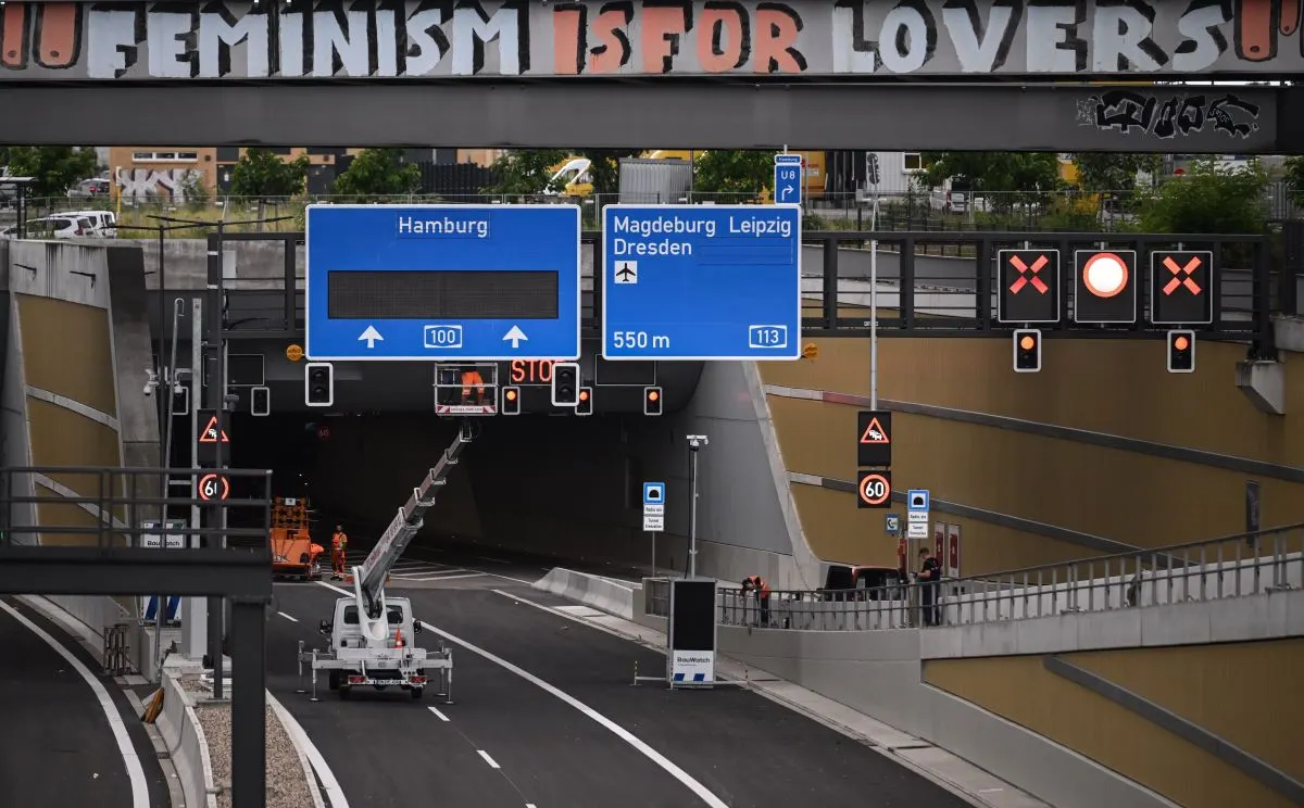 Germany’s ‘most expensive motorway’ opens in Berlin