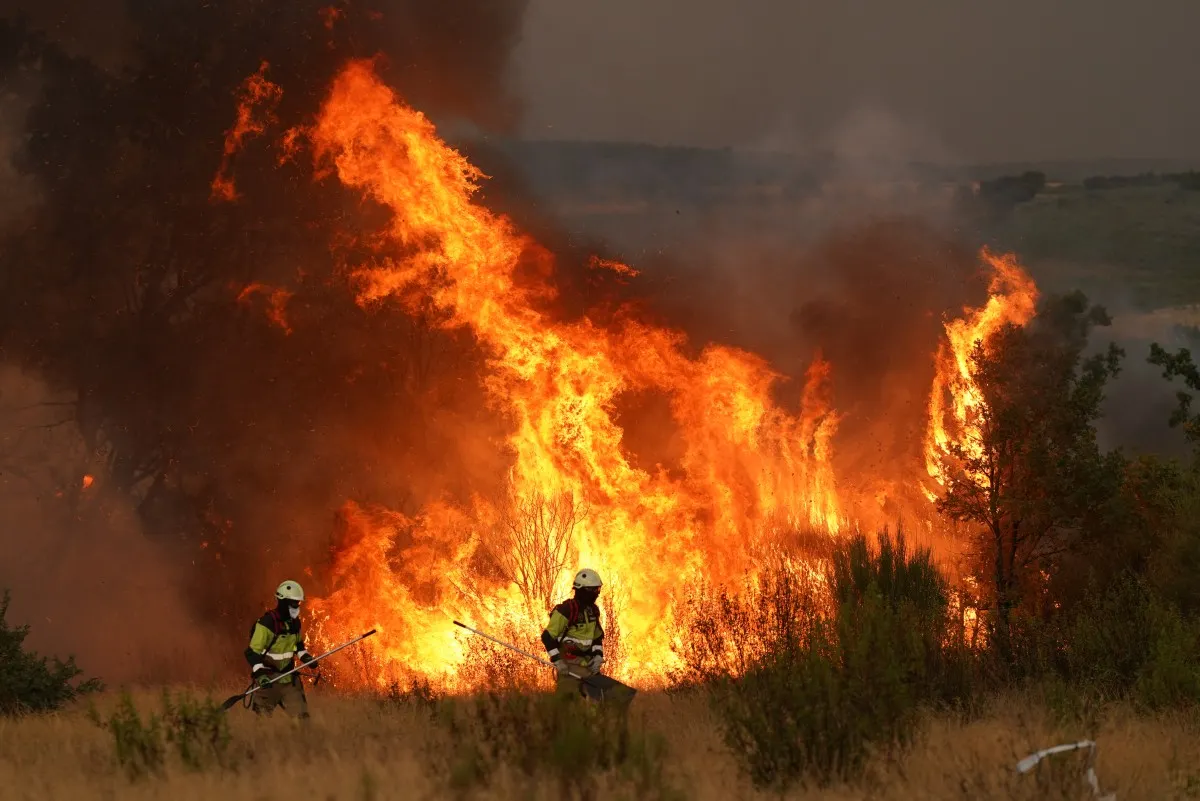 IN PICTURES: Wildfires cause devastation across Spain