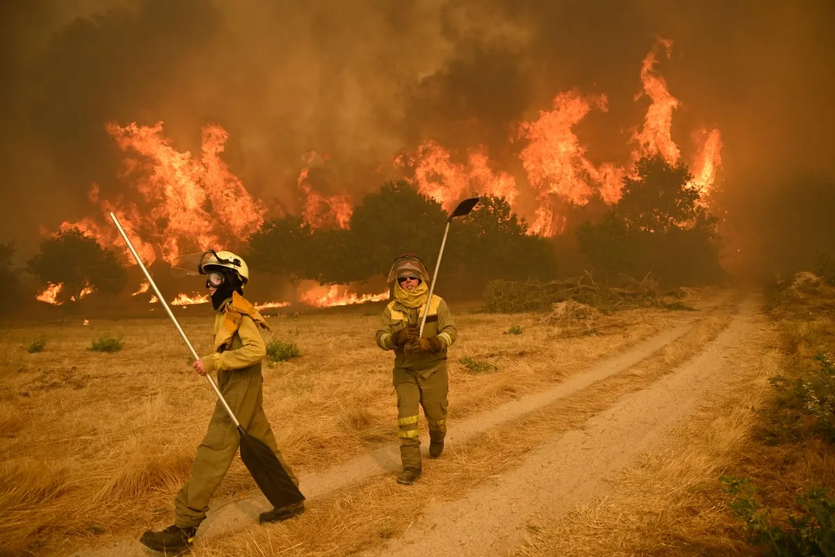 Spain on heat alert and 'very high to extreme' fire risk