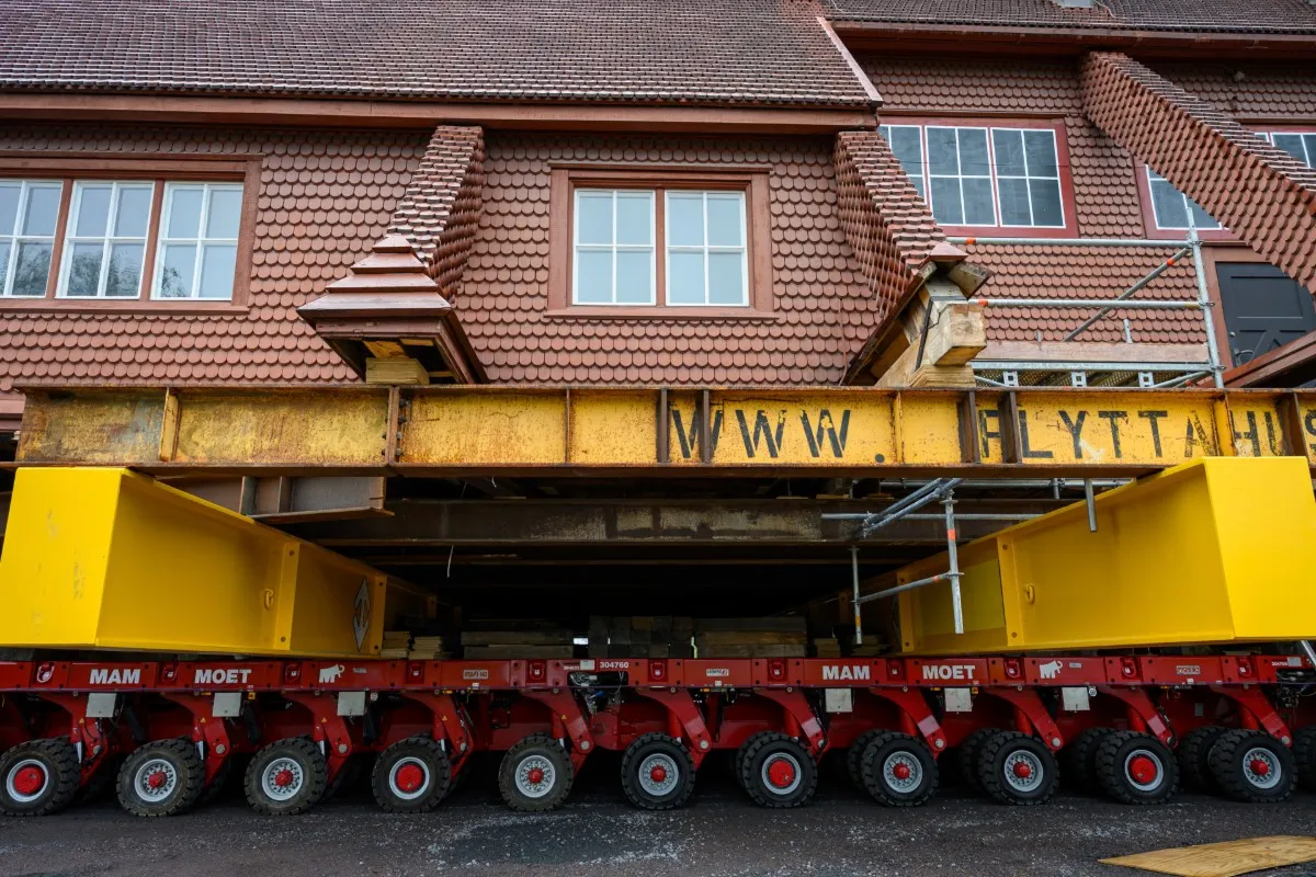 'Great reverence': Historic Swedish wooden church starts being moved