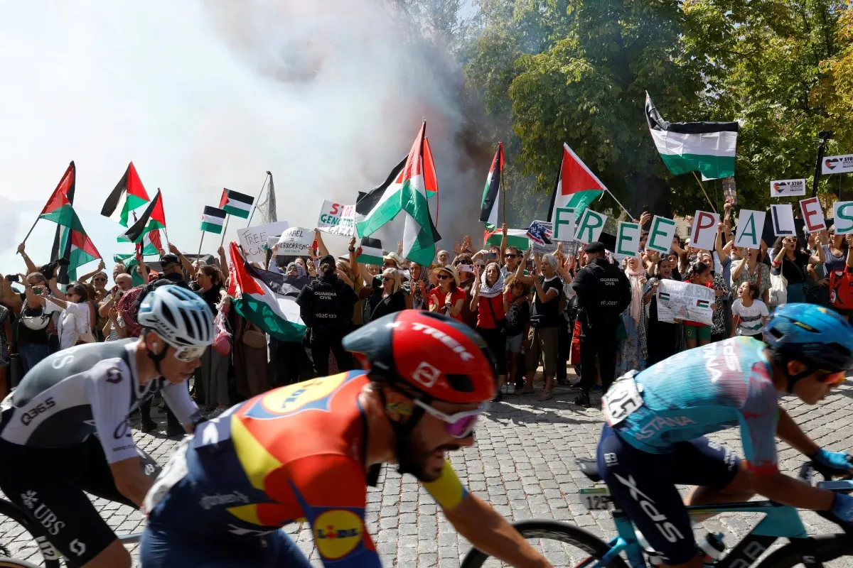 Spain's Vuelta final stage shortened amid Palestine protest fears
