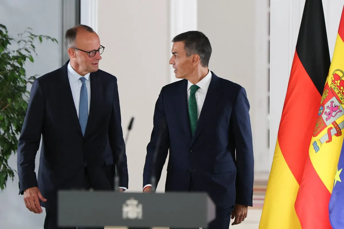 German Chancellor and Spain's PM acknowledge differences on Gaza conflict