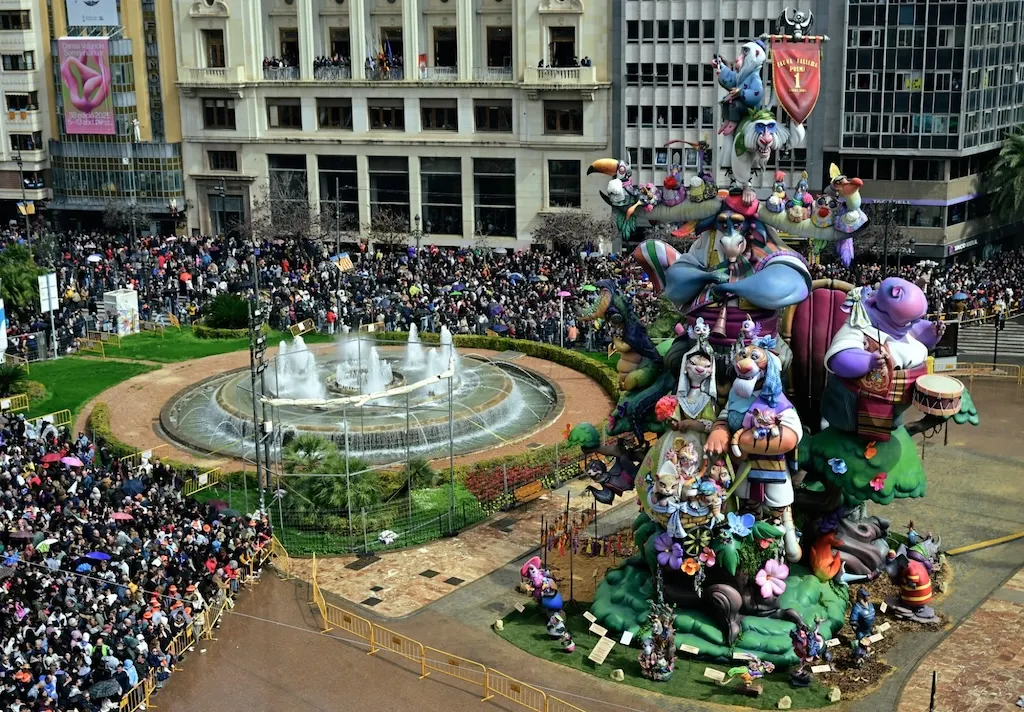 Political party in Spain calls for fewer tourists at Valencia's Fallas festival