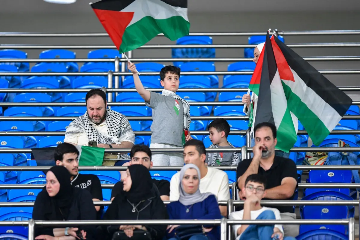 Palestinian national team on 'mission' for peace in Spain visit