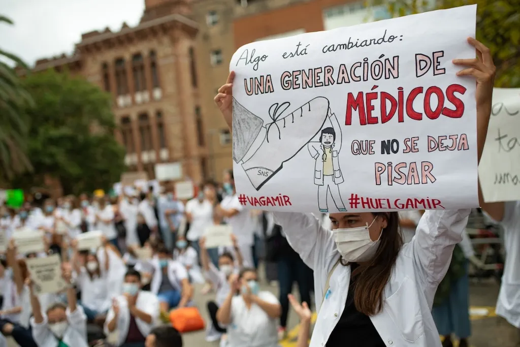 Doctors in Spain to strike for four days from this Tuesday