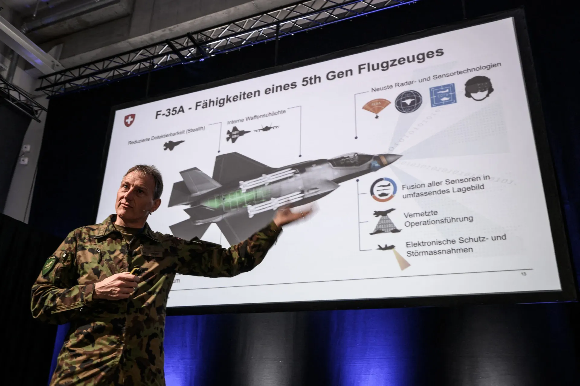 Cost overruns push Swiss to buy fewer F-35s