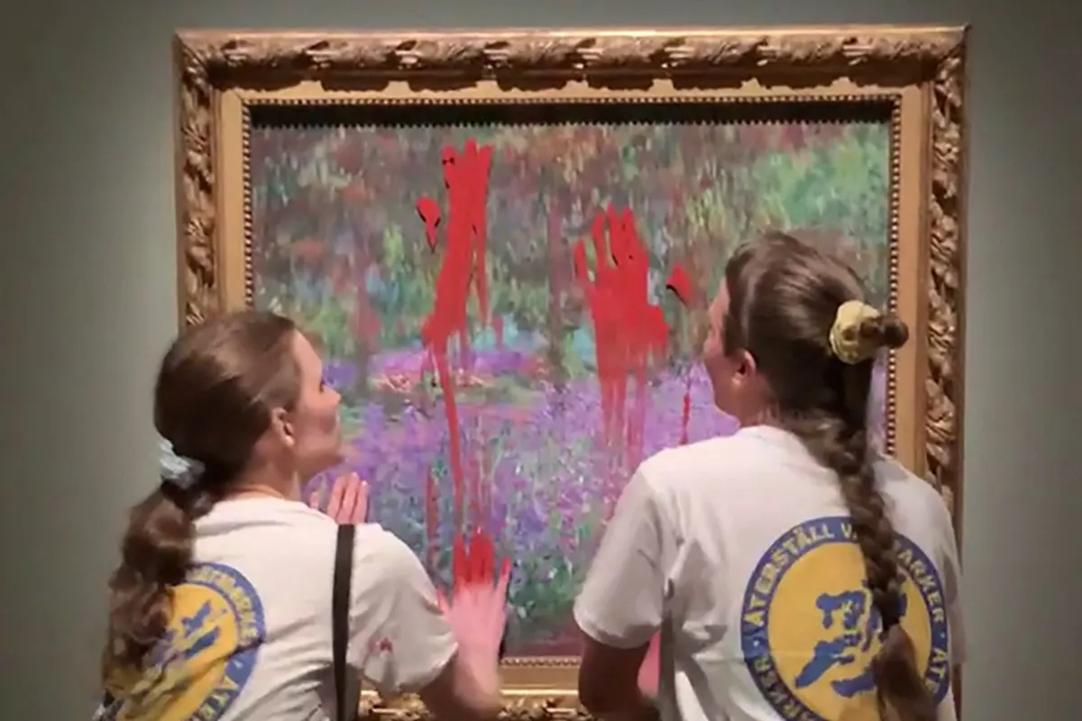 Sweden acquits activists who smeared paint on Monet painting