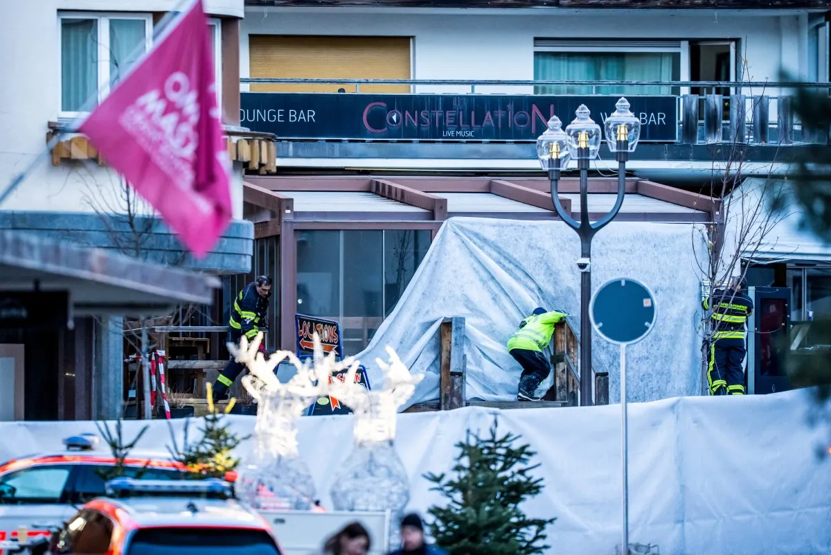 What we know about the deadly New Year's Eve fire at Swiss ski resort