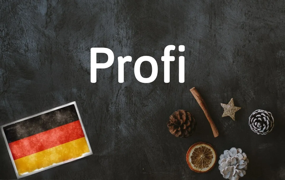German word of the day: Profi