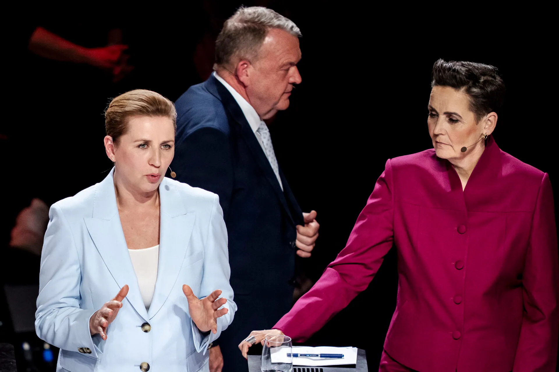 Danish PM Frederiksen backs government across political centre on eve of election