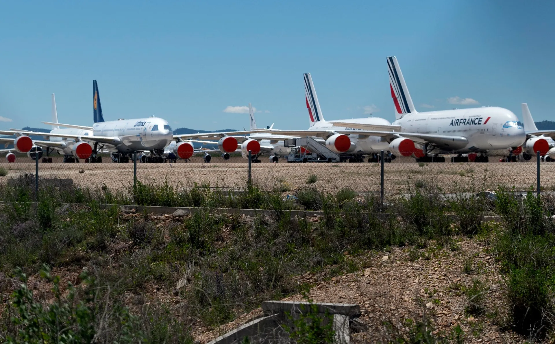 Middle Eastern airlines parking planes at 'ghost' airport in Spain
