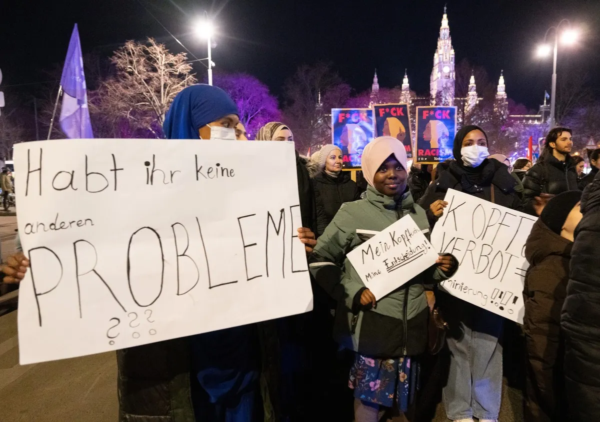 Austrian headscarf ban for schoolgirls triggers protests and legal concerns