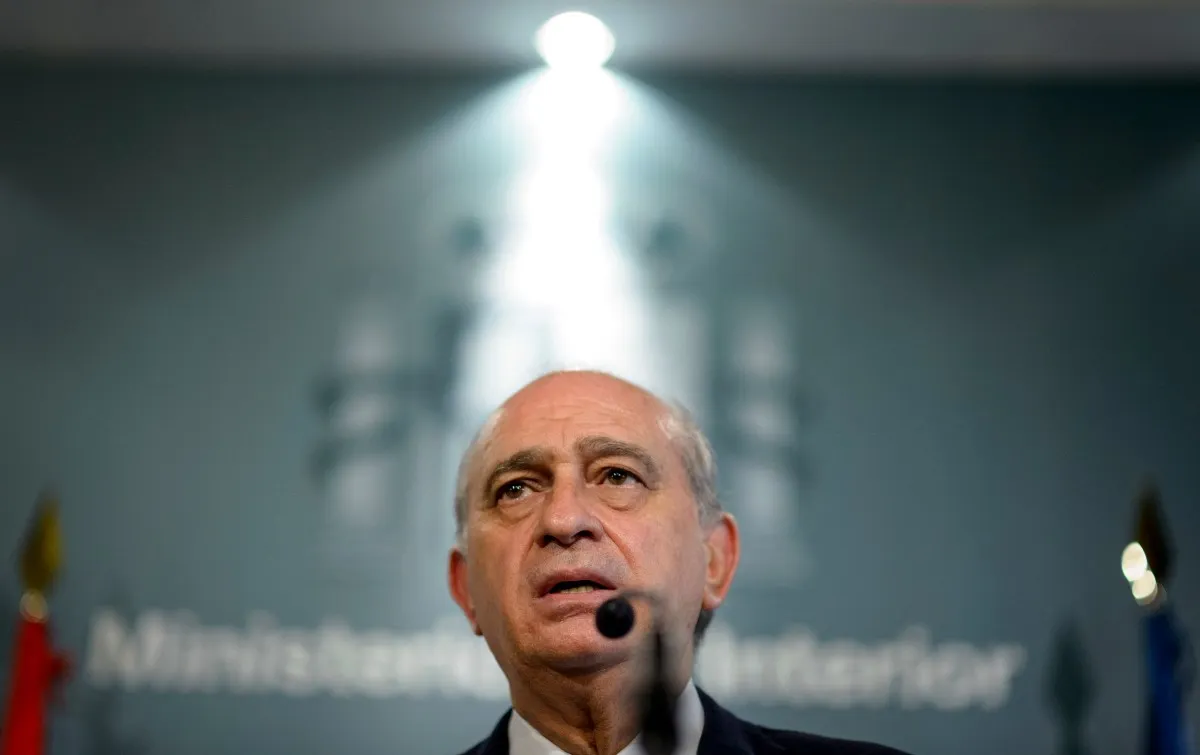 Spain's ex-Interior Minister on trial accused of spying to protect party