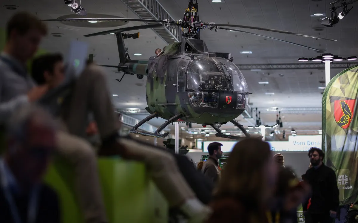 The German army joins Hanover trade fair as defence industry booms