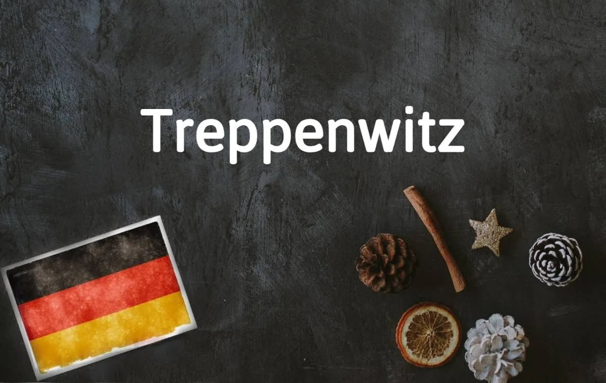 German word of the day: Treppenwitz