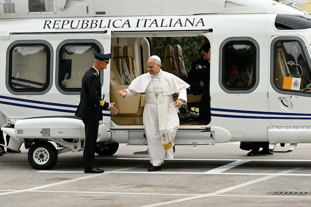'The pope has arrived!': Leo marks one-year anniversary with southern Italy visit