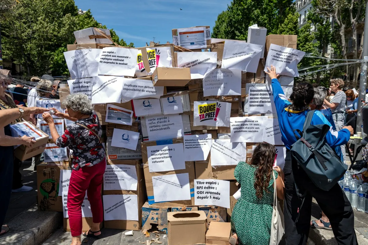 Nationwide protests over French préfecture delays