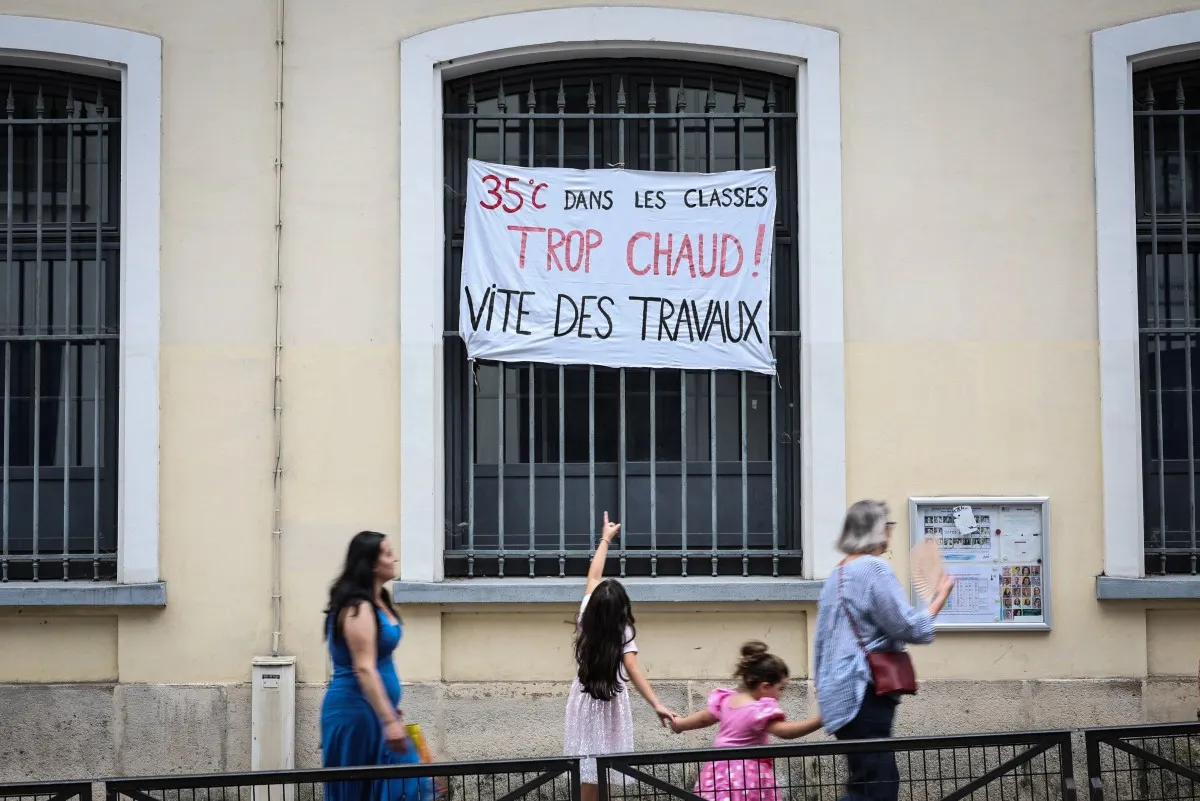 Health warnings, trains cancelled and schools closed as French heatwave continues