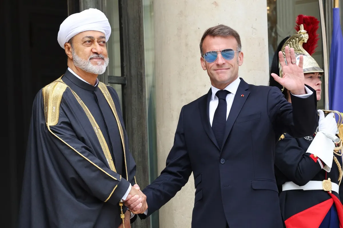 Macron reappears wearing viral aviator sunglasses