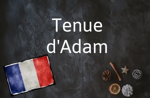 French Phrase of the Day: Tenue d'Adam