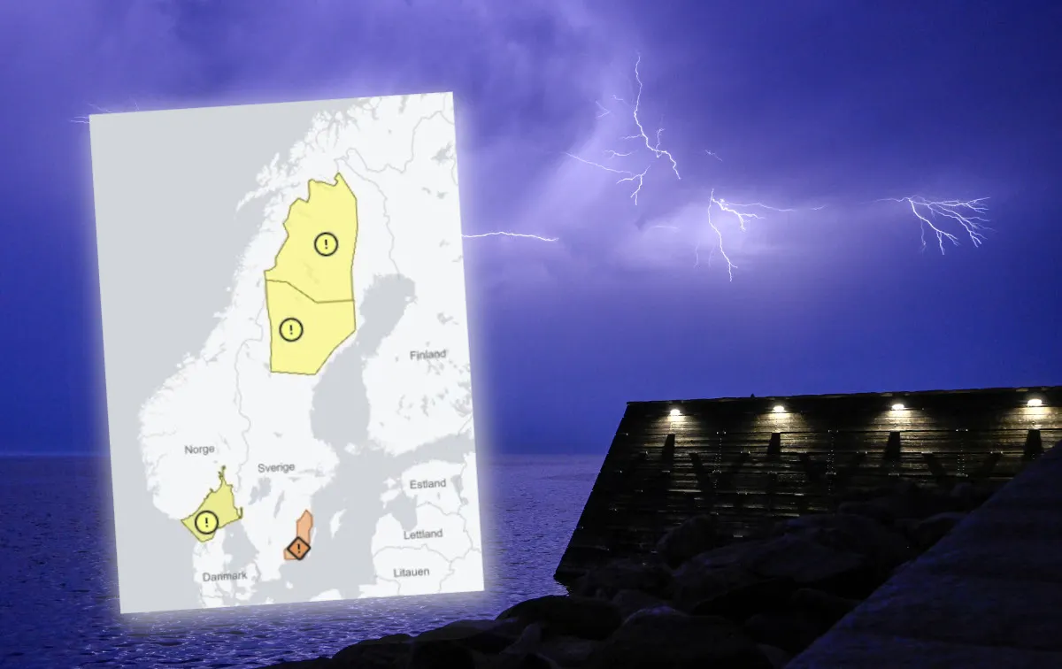 From heatwave to downpours: SMHI issues weather warnings across Sweden