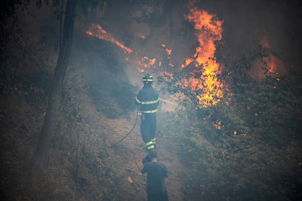 How badly is your Italian region affected by wildfires?