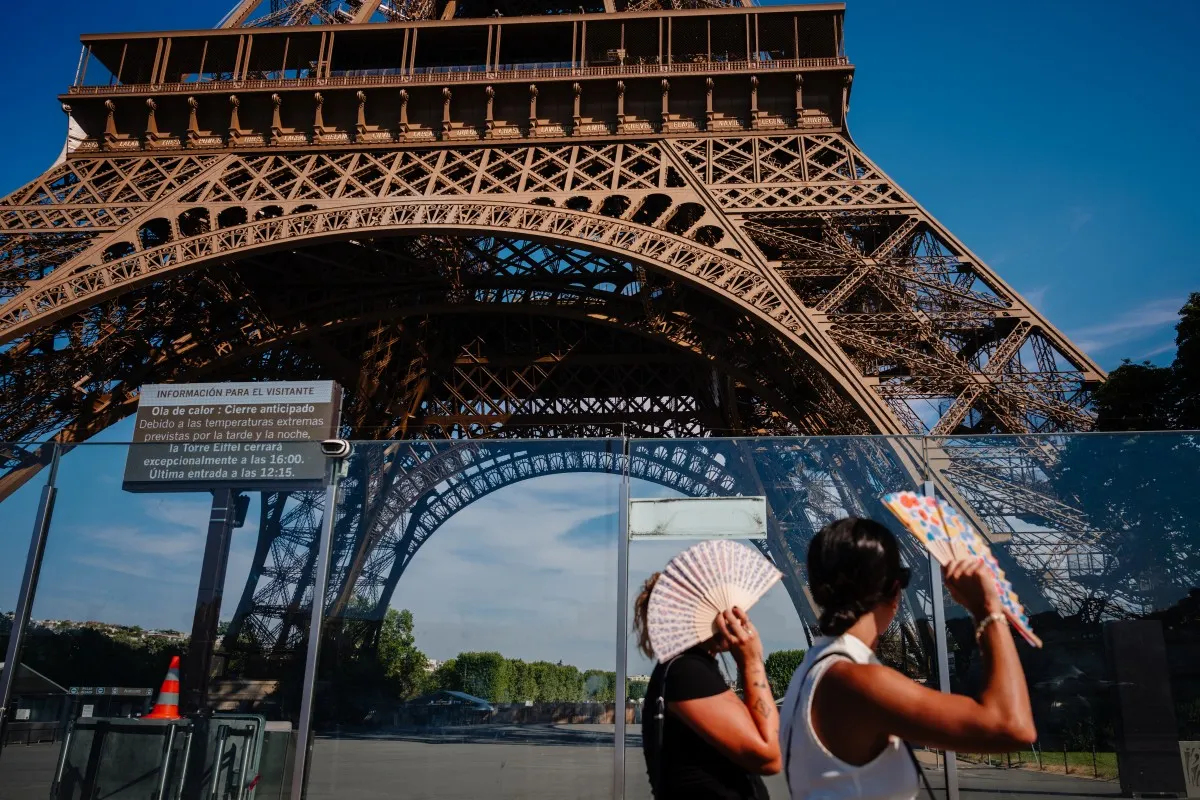 Eiffel Tower, Louvre close early as France faces third heatwave since May