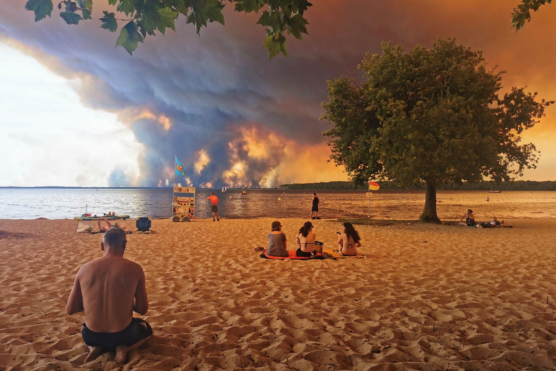 Inside France: How a photo from a French lake became a symbol for a planet in crisis