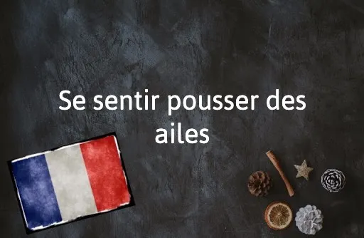 French Expression of the Day: Se sentir pousser des ailes