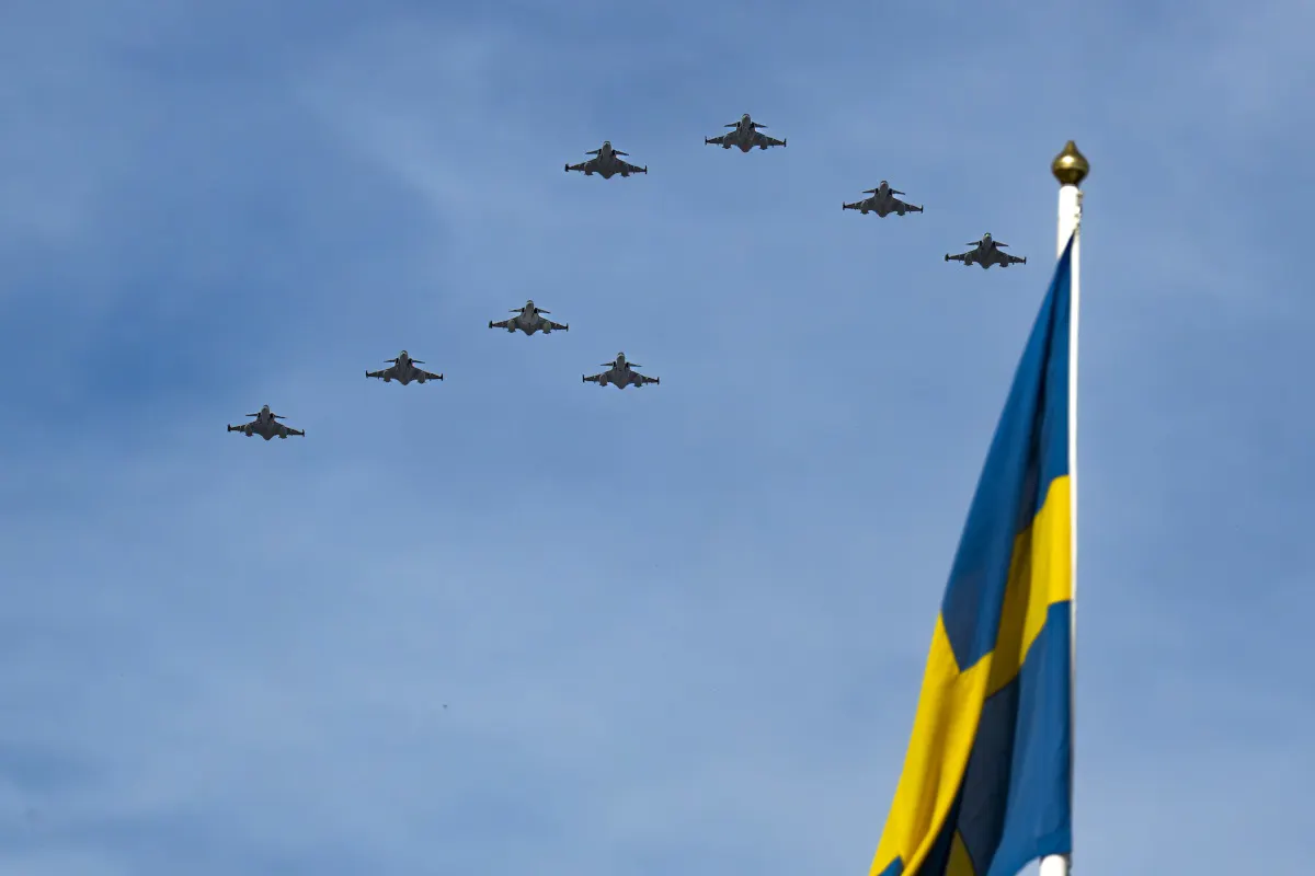 Why more than 50 aircraft are set to fly over Stockholm on July 1st