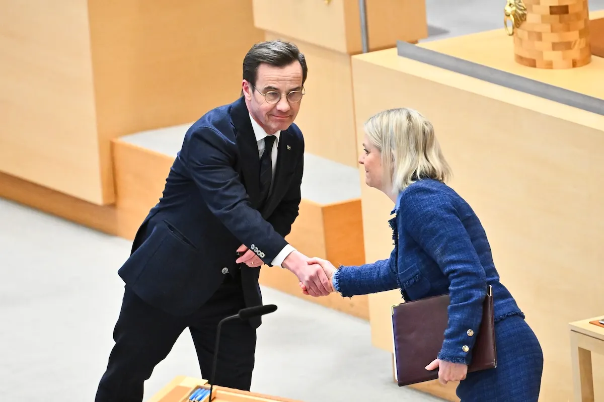 Sweden's PM loses ground on opposition leader in public confidence poll