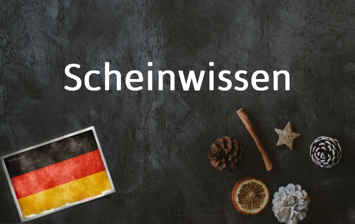 German word of the day: Scheinwissen