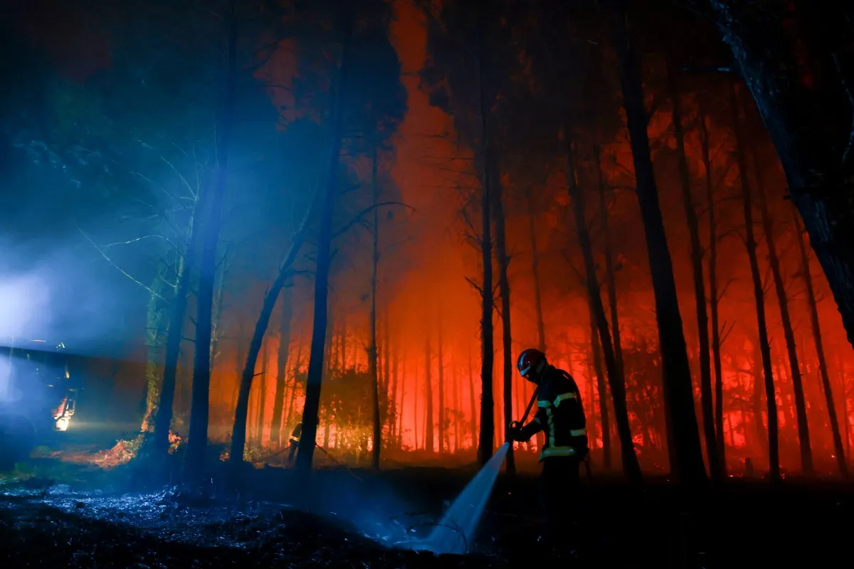 France Records Worst Wildfires in Decades With 200,000 Evacuated and Hundreds Arrested