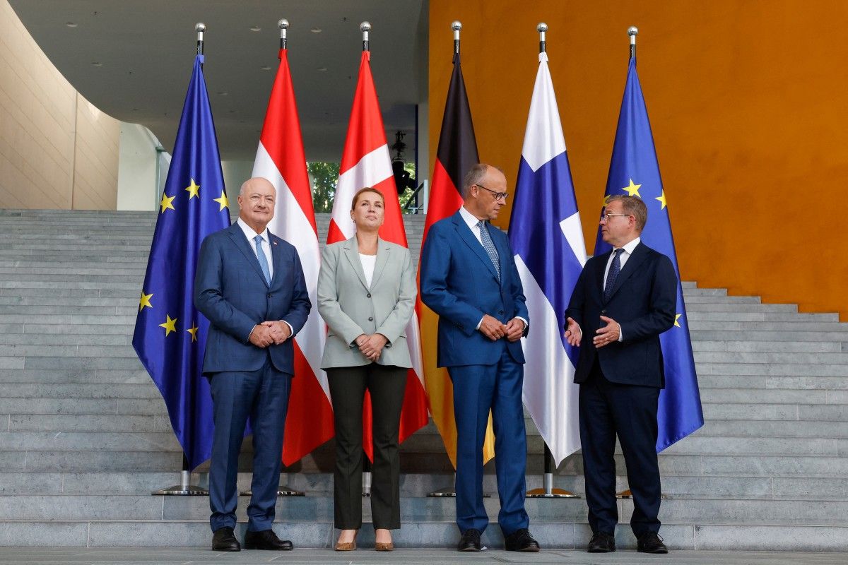 Germany hosts Denmark, Austria ahead of EU budget battle