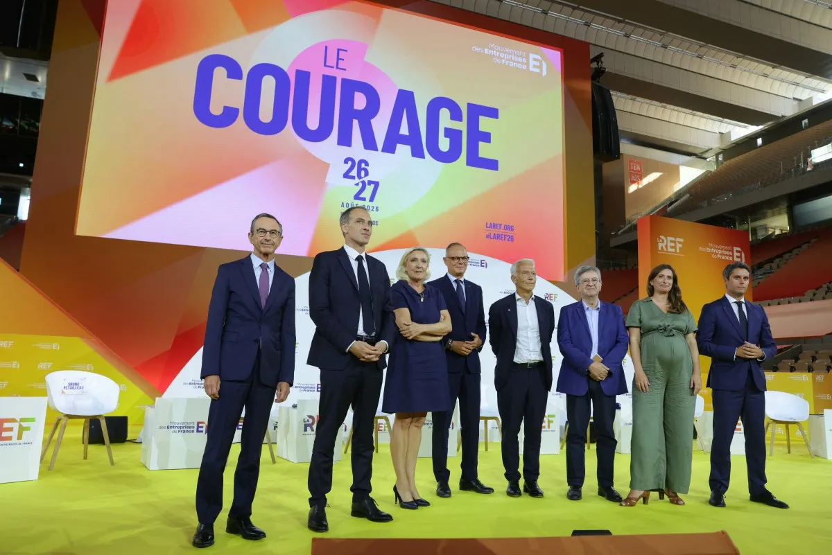 Seven French presidential hopefuls clash in first debate on economy and EU