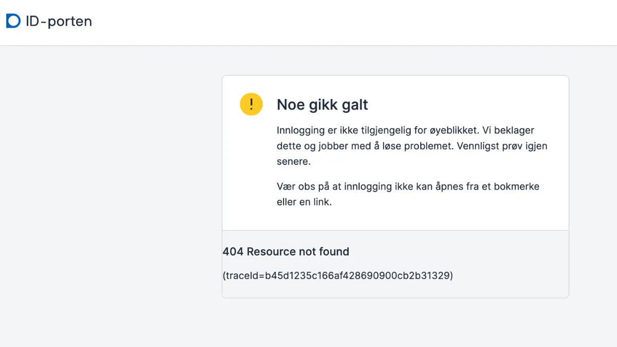 What's happening with the Norwegian government's online services?