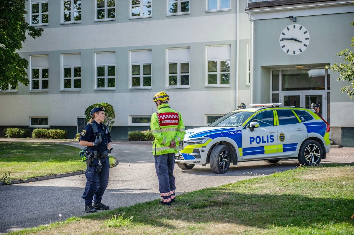 Several injured in sword attack at Swedish school