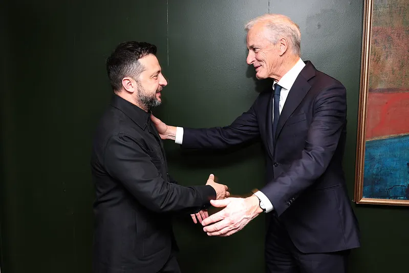 Zelensky in Norway for King Harald's funeral