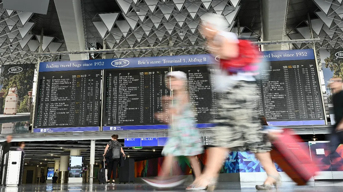How long are EES waiting times at German airports?