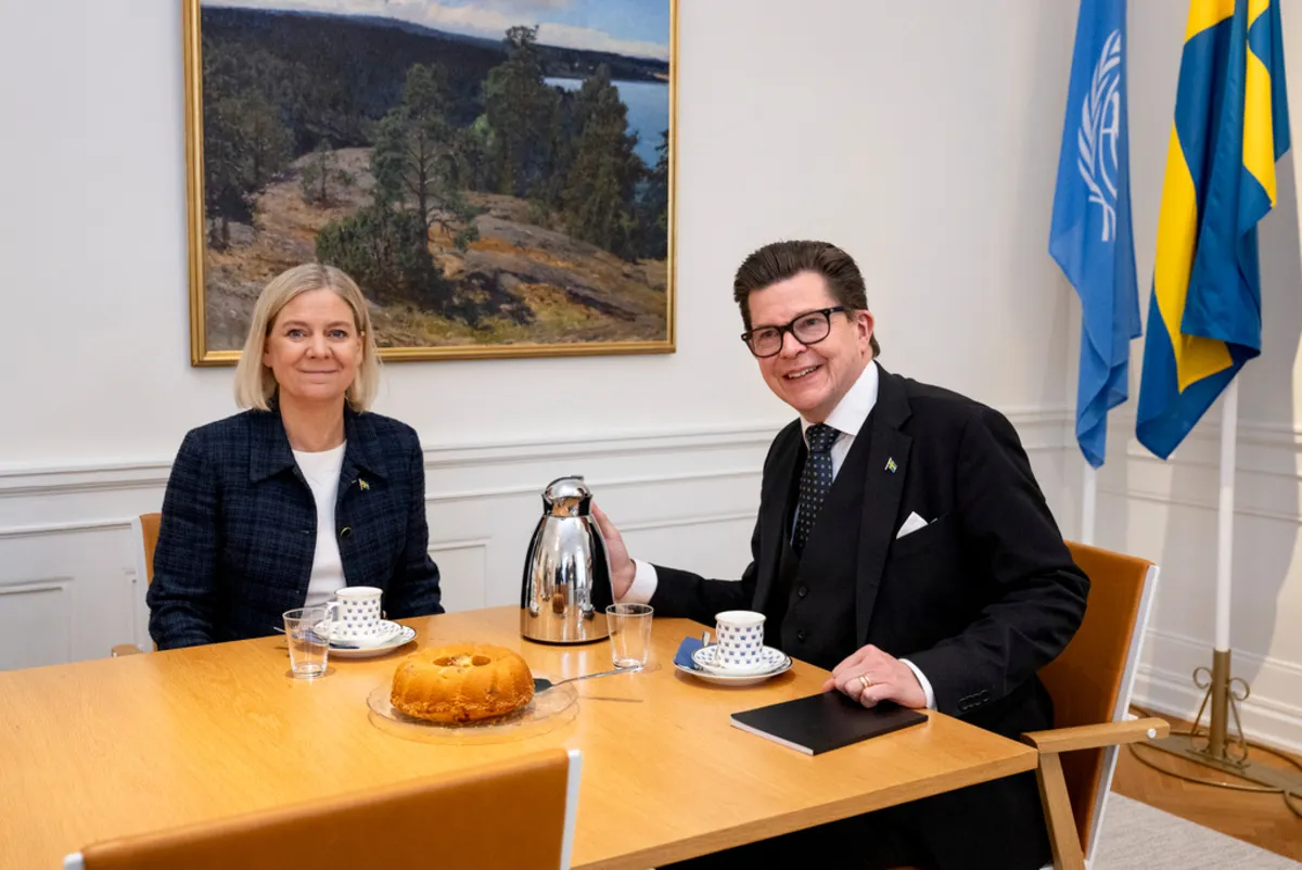 'I am available to form a new government': Swedish opposition leader meets speaker