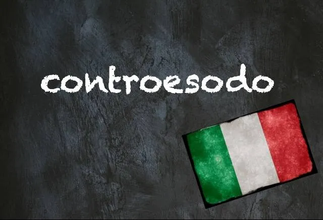 Italian word of the day: ‘Controesodo’