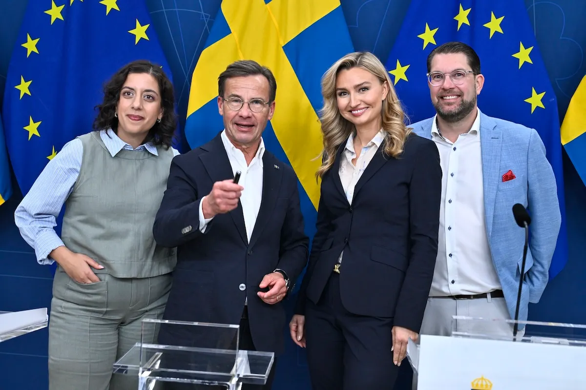 Swedish right-wing bloc shows united front after weekend spat