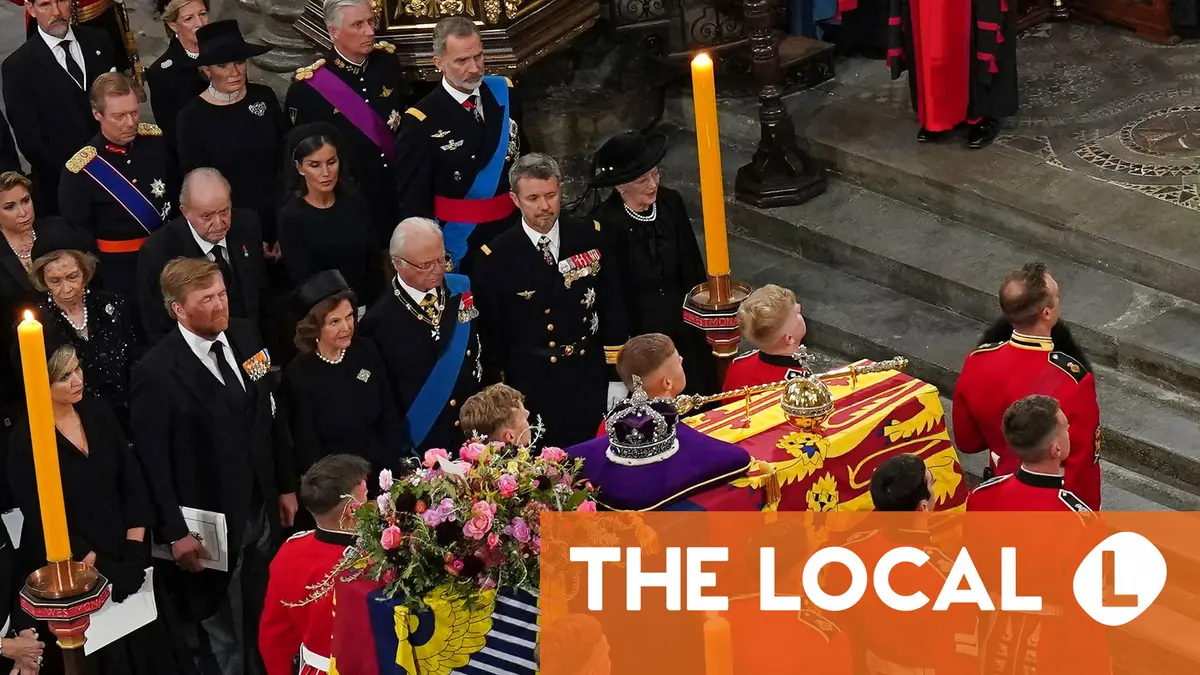 Denmark’s Queen Margrethe and Crown Prince Frederik attend Queen Elizabeth II’s funeral