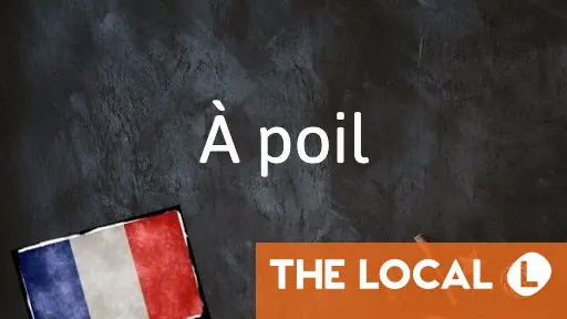 French Expression of the Day: À poil