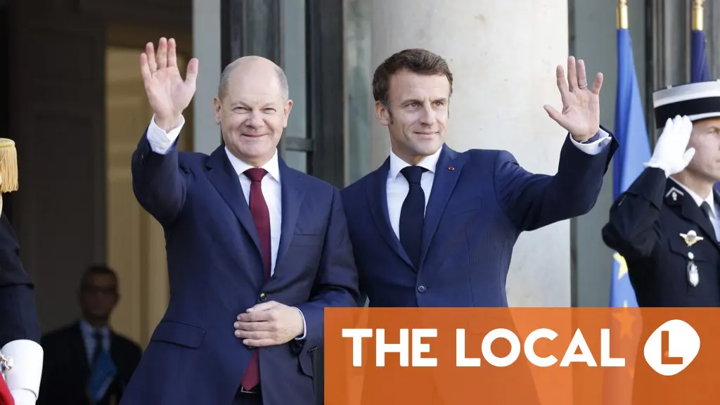 Macron and Scholz enjoy 'friendly' lunch after tensions between France and Germany
