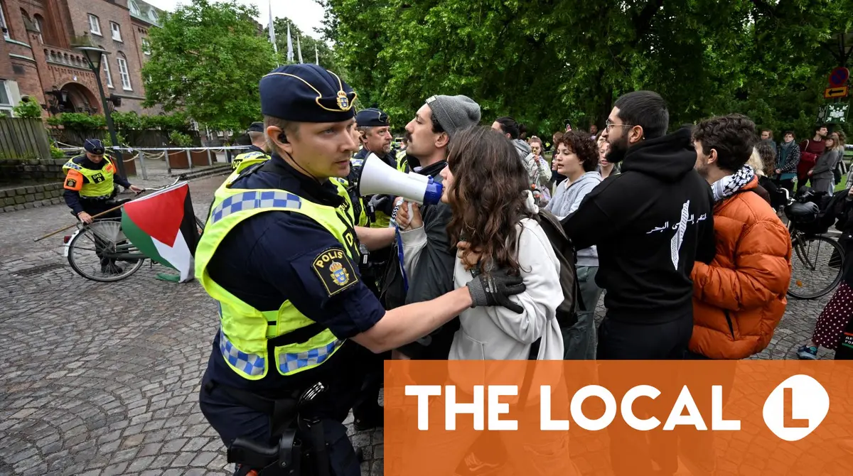 Anti-Israel protesters did NOT throw bottles at ambulance, Swedish police confirm